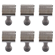 6X Arxin 12 Band Self Inking Rubber Stamps Numbering Machine, Grey White