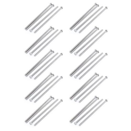 M6 X 150mm Fully Threaded Stainless Steel Hex  Screw Bolt 40 Pcs
