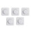 5X LED Dimmer , Flush-Mounted Dimmer for Dimmable LED and Halogen, 5-300 W Dimmer  LED, Phase Control Dimmer 1