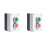2X Rain Proof -Down  Control Station, Momentary Push Button Station Red Green Sign Pushbutton Switches 1