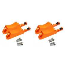 4PCS Propane Tank Holder Cylinder Wall Mounted Bracket Gas Cylinder Bracket Durable ABS Gas Cylinder with Screws Orange