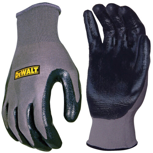 DeWalt DEWALT DPG66L Nitrile Nylon Gloves