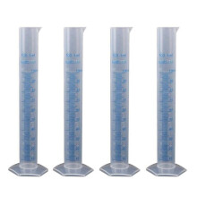 4X Measuring Cylinder Plastic Graduated Tube Tool for Lab(100Ml)