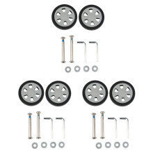 6X Luggage Accessories Wheels Aircraft Suitcase Pulley Rollers Mute Wheel Wear-Resistant Parts Repair 55X12Mm