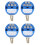 4X RTD PT100 Temperature Transmitter Module Thermal Resistance -50-100C DC24V Output 4-20MA 1