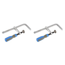160x60mm Woodworking Plastic Handle Dovetail Clamp Suitable for Rail Woodworking DIY Desktop Fixing 2Pcs