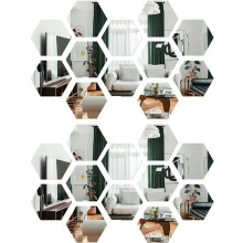 Autocollants miroir sans verre pour la décoration intérieure, loisirs créatifs et décoration de maison. Faciles à coller et à retirer. Ensemble