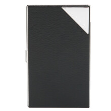 Porte-cartes de visite ultra-fin, organiseur de cartes en cuir premium avec fermeture magnĂ©tique pour un accès facile, Ă©lĂ©gant et rĂ©sistant Ă