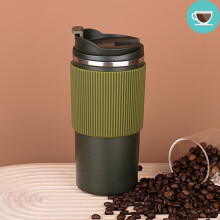 Mug de voyage isotherme en acier inoxydable, 35 cl : idéal pour le café et le thé chauds ou glacés. Conception étanche, fabrication de haute
