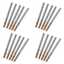 20PCS 3mm Solid Carbide Endmills Endmill D3X8XD4X50L 4Flute Side Milling Slotting Profiling Face Mill Standard Length