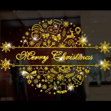 Weihnachtsfensteraufkleber, extra große statische Schneeflocken für glatte Oberflächen, ungiftiges, wasserfestes Glitzerdesign für optimale