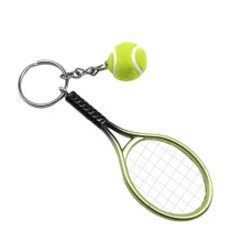 Porte-clés de collection pour les passionnés de sport, souvenirs de tennis, cadeau original et durable, matériaux résistants, sur le thème du