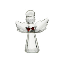 Statue d'ange en verre, ornement décoratif de table, figurine d'ange gardien en cristal K9Crystal de collection, idée cadeau pour femme avec