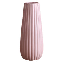 Vase en céramique au design élégant et épuré, décoration minimaliste et moderne, fond antidérapant et texture mate robuste, idéal comme