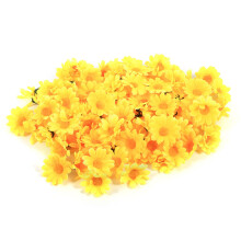 Teste di girasole artificiali per decorazioni per feste, fiori artificiali riutilizzabili con colore naturale e dettagli realistici, confezione