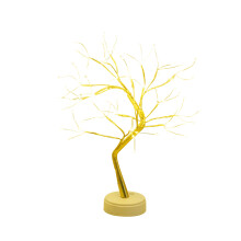 Idéale pour la décoration intérieure, cette lampe de table en forme d'arbre est dotée de branches esthétiques, d'un design réaliste et est