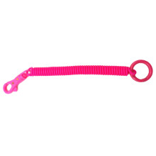 Rekbare sleutelhanger, lichtgewicht ontwerp met een stevige sluiting voor veelzijdig gebruik, spiraalvormig koord voor een elastische