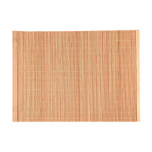 Chemin de table en bois naturel, tapis de table décoratif en bambou résistant aux taches et à la chaleur, pour la cuisine (1 pièce)