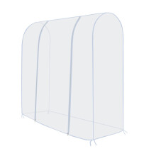 Waterdicht, robuust PEVA-materiaal, groot genoeg voor diverse soorten kleding, laat zonlicht door voor betere verlichting, wasbaar en herbruikbaar.