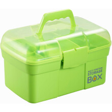 Kosmetický organizér, odnímatelný úložný box na šicí potřeby s ergonomickou rukojetí pro pohodlnou mobilitu