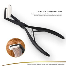 2X Tape in Hair Extensions Pliers Stainless Steel Flat Surface Extensions Tape Sealing Clamp Pliers Tool