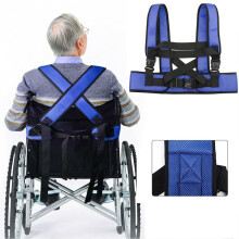 Wheelchair Safety Belt Torso Support Vest, Adjustable Full Body Restraint Belt to Prevent Tilting and Falling