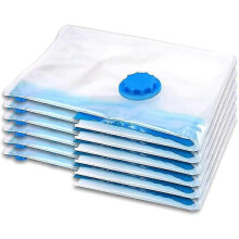 Set van 6 vacuüm opbergzakken van 40 x 60 cm voor kleding, ruimtebesparende kledingzakken voor thuisopslag.