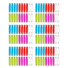 120 Pcs Cable Tags Cable Management Tags Multicolor Cable Labels Cord Identification Tags for USB Computer Phone Charger