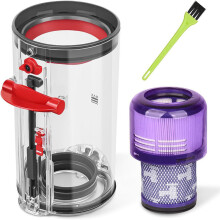 Ersatz-Staubbehälter für Staubsauger, kompatibel mit V11, V15, SV14 und SV17, Filter-Staubbecher-Zubehör