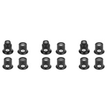 12PCS Loupe Eyeglass Magnifiers Set 5X 10X 15X 20X Watch Repair Loupe Magnifier Set Magnifying Glass for Watch Jewellery