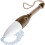 Writing Bubbles Pen Brush Bubble Stick Calligraphy Outdoor Automatic Handheld Bubble Maker Brown 1
