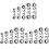 15-Piece Flex- Stubby Ratcheting Combination Wrench Set,  Wrench Set, Double Box End Flex-,  Spanner Set 1