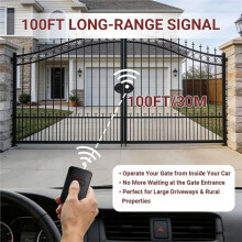 RB741 Mighty Mule Gate Opener Remote, 9 Dip Gate Remote Control for GTO 318MHz FM135, Ideal for MM371W, MM572W