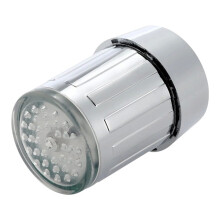 Robinet lumineux LED à capteur intelligent avec fonction d'économie d'eau, réglable pour s'adapter à plusieurs interfaces de robinetterie et