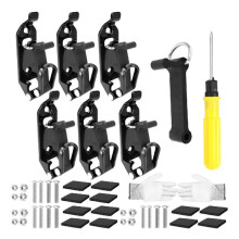 New Padded Car Roof Rack Fixing Clamp Complete Installation Kit Roof Bar Cargo Holder for Surfboard Kayak Storage