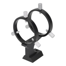 Telescope Finder Scope Mount Adjustable Bracket with Fixing Ring and 1/4 Inch Screw for Astronomical Telescopes