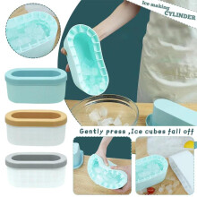 (Matches the image, One Size) Silicone Ice Mold Ice Cup Ice Tray Ice Oval Ice Box Silicone Ice Cup