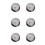 6X Luz de Teto LED de Aço Inoxidável de 3 Polegadas, Luz Circular com Botão, Acessórios Marinhos para Iates 1
