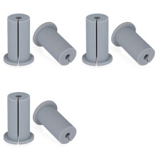 6Pcs Cable Routing Kit for Starlink, Cable Feed Through Bushings for 1Inch Wall Hole, Ethernet Cable Wall Grommet,Gray