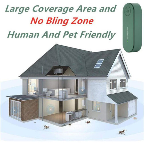 Ultrasonic Insect Repellent, Electronic Pest Repeller, 2 Pack for Mosquito Control 2