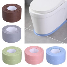 (Blue, 3.8cm*3.2m) 3.2m Bathroom Kitchen Shower Waterproof Mould-Proof Tape Sink Bath Sealing Strip Tape Self Adhesive