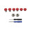 (Blue) 6PCS Rocker Button Thumb Caps for Xbox One Elite Controller Joystick 2