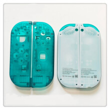 (Button+Controller shell) For Nintendo Game JC Controller Transparent Case Button Repair Replacement Parts