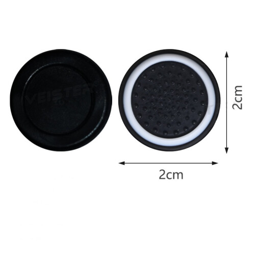 (Black with Blue Ring) 20X Controller Accessories Thumb Stick Grip Joystick Cap for PS3 PS4 XBOX ONE 2