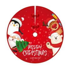 Jupe de sapin de Noël ronde en velours, 122 cm (48 pouces)