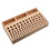 Leather Carving Tool Rack Beech Wood 98-Hole Slotted 1