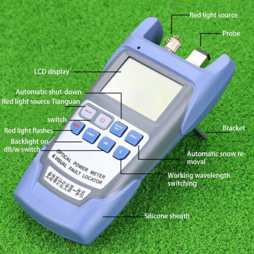 AUA-9 1Mw Power FTTH Fiber Optic Optical Power Meter Cable Tester 1