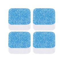 4pcs Washing Machine Cleaner Effervescent Tablets Fungus Remover Deodorant Cleaning Agent Tablets Dirt Remover