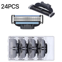 Aloe Vera Shaving Blades, Sensitive Skin Blades for Men's Close Shave and Longer Hair Spots, Delicate Curved Design for Various Grooming Tasks, 24Pcs