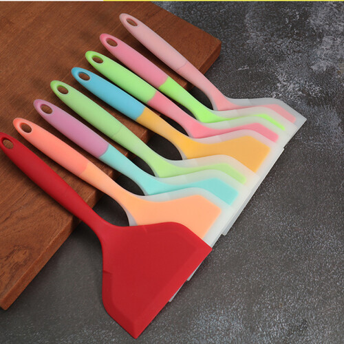 (#03) Kitchen Silicone Non-stick Cooking Utensils Shovel Pizza Spatula Scraper Tools 1